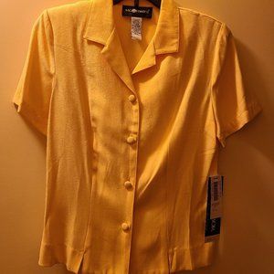New Sag Harbor Ladies Button Front Blouse